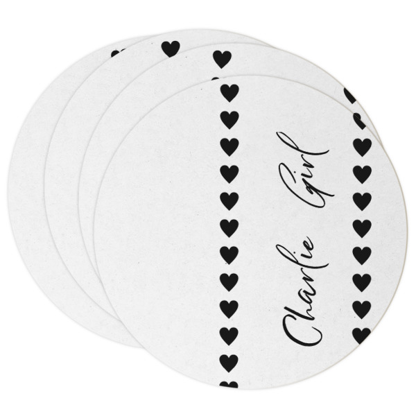 Custom Design Your Own Round Paper Coasters