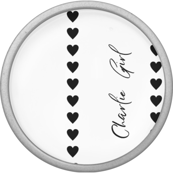 Custom Design - Cabinet Knob - Nickel - Front