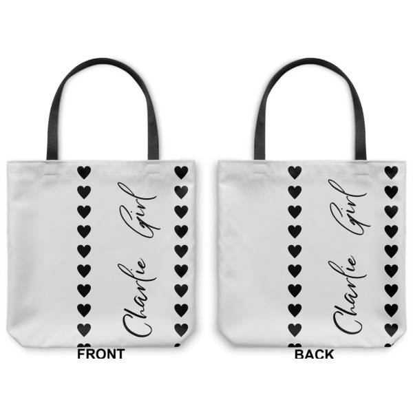 Custom Design - Canvas Tote - Front and Back