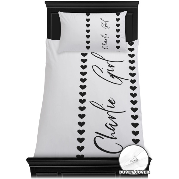 Custom Design - Bedding Set - Twin - Duvet - On Bed