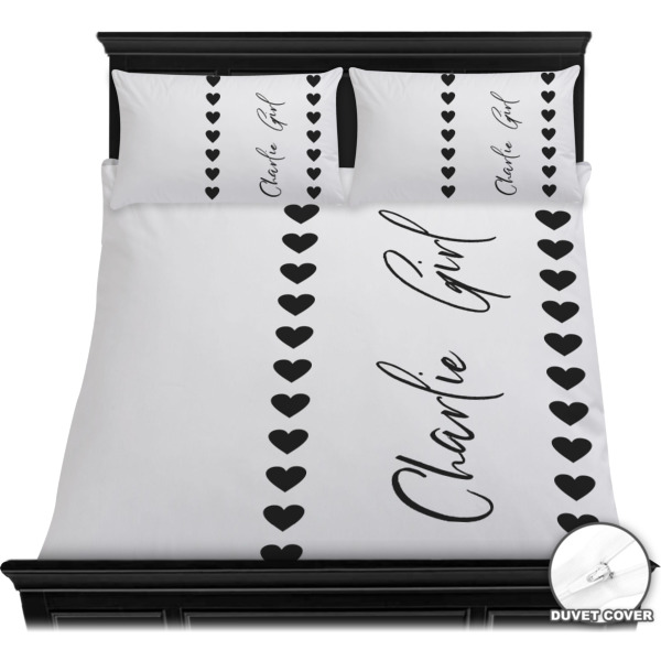 Custom Design - Bedding Set - Queen - Duvet - On Bed