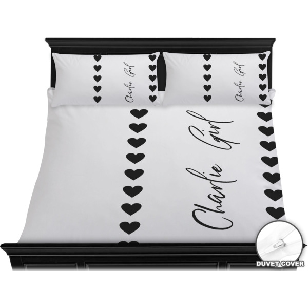 Custom Design - Bedding Set - King - Duvet - On Bed