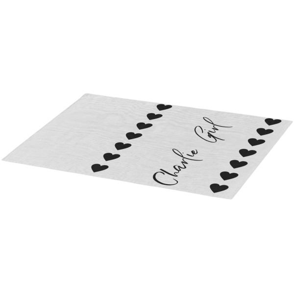 Custom Design - Burlap Placemat (Angle View)