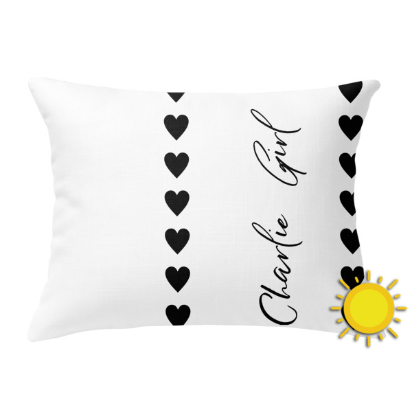 Custom Design Your Own Outdoor Throw Pillow - Rectangular