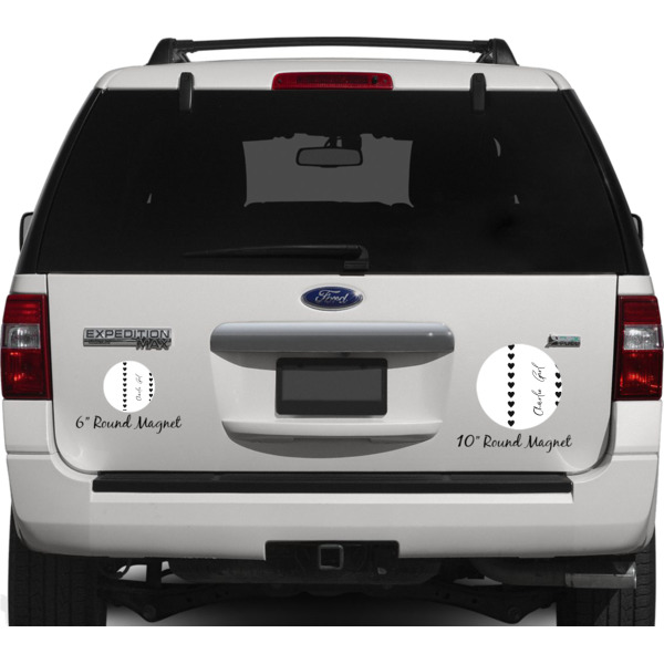 Custom Design - Personalized Car Magnets on Ford Explorer