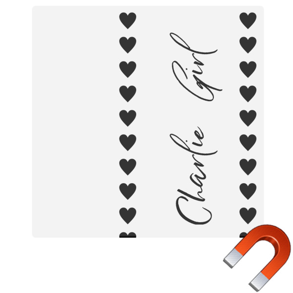 Custom Design Your Own Square Car Magnet - 6"