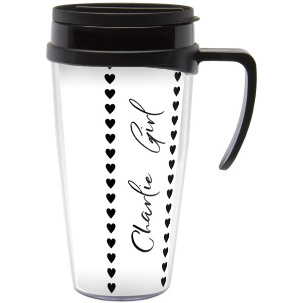 Custom Design Your Own Acrylic Travel Mug with Handle