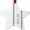 Design Your Own Metal Star Ornament - Double-Sided