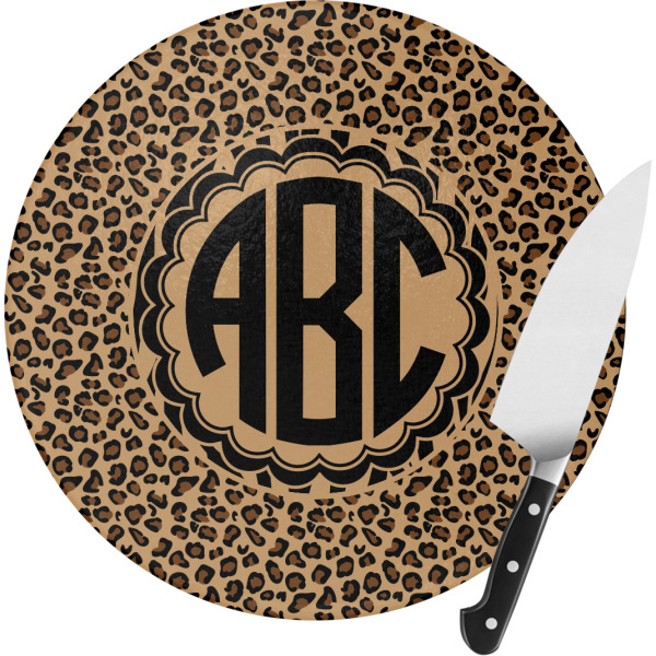 Custom Design Your Own Round Glass Cutting Board - Small