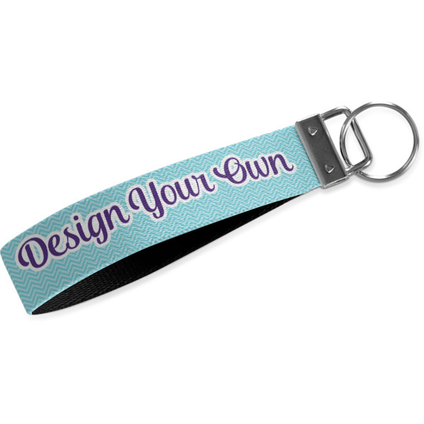 Custom Design Your Own Wristlet Webbing Keychain Fob