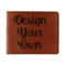 Custom Design - Leather Bifold Wallet - Single