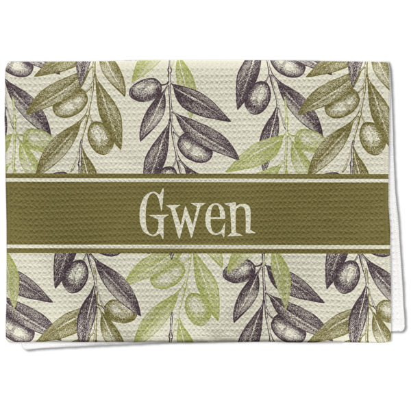 Custom Design Your Own Kitchen Towel - Waffle Weave - Full Color Print