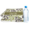 Custom Design - Sports Towel Folded with Water Bottle