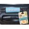 Custom Design - Luggage Wrap & Plastic Rectangular Tag - In Context