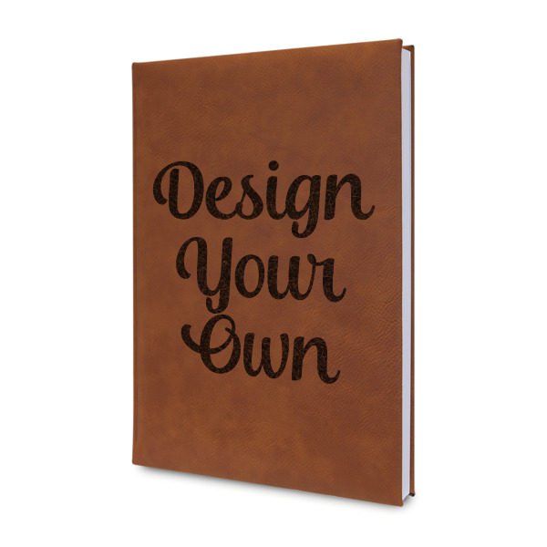 Custom Design Your Own Leatherette Journal - Double-Sided