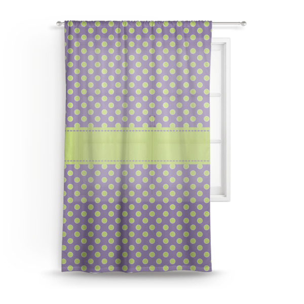 Custom Design Your Own Sheer Curtain - 50" x 84"