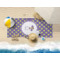 Custom Design - Beach Towel - Lifestyle on Beach