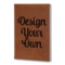 Custom Design - Leatherette Journals - Large - Double Sided - Angled View