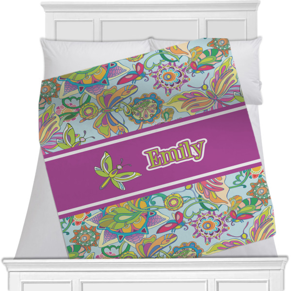 Custom Design Your Own Minky Blanket - Twin / Full - 80" x 60" - Single-Sided