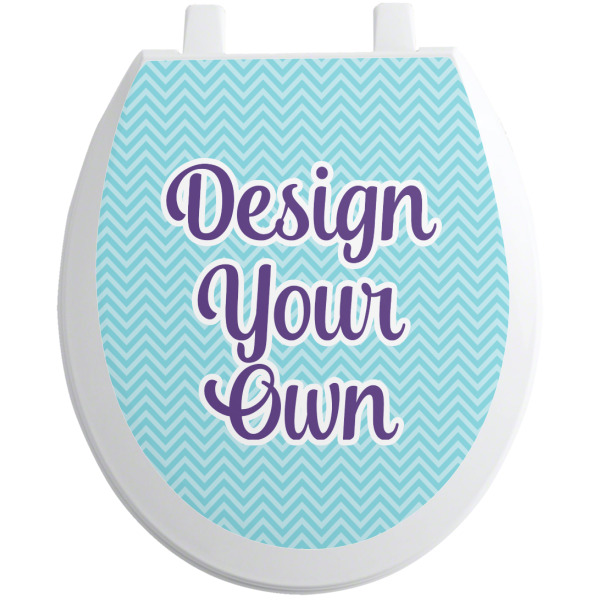 Custom Design Your Own Toilet Seat Decal