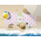Custom Design - Beach Towel - Lifestyle on Beach