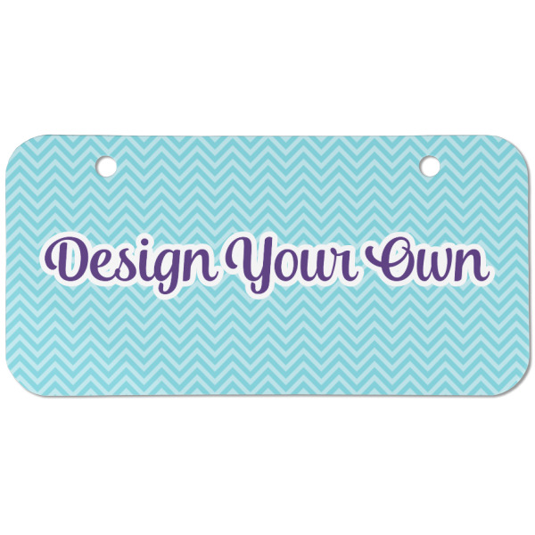 Custom Design Your Own Mini/Bicycle License Plate - 2 Holes