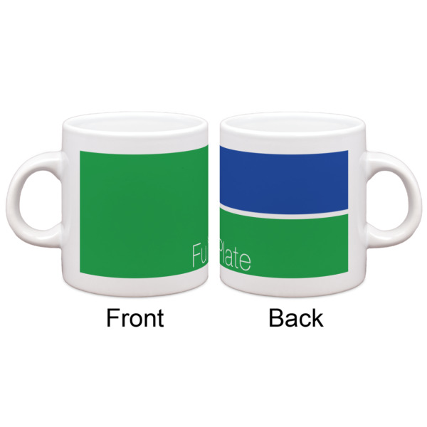 Custom Design - Single Shot Espresso Cup - Single - Front & Back