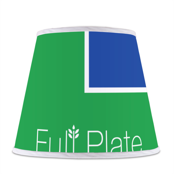 Custom Design - Poly Film Empire Lampshade - Front View
