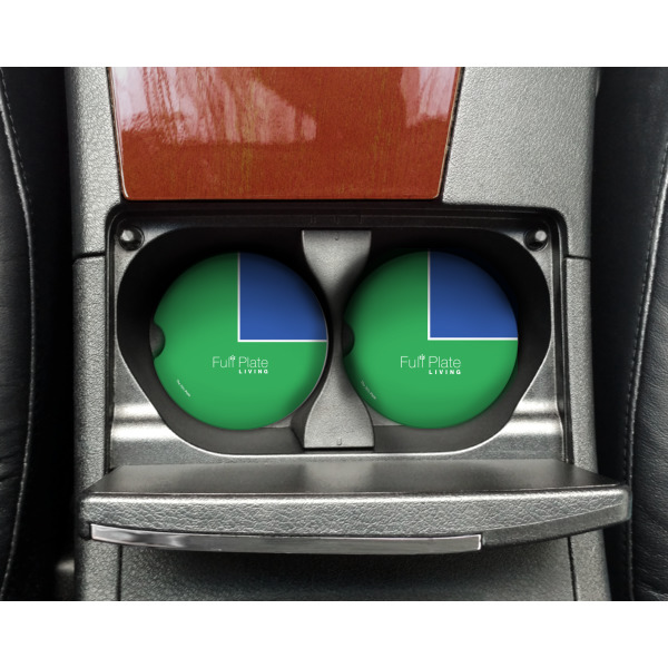 Custom Design - Sandstone Car Coaster - In Cup Holder