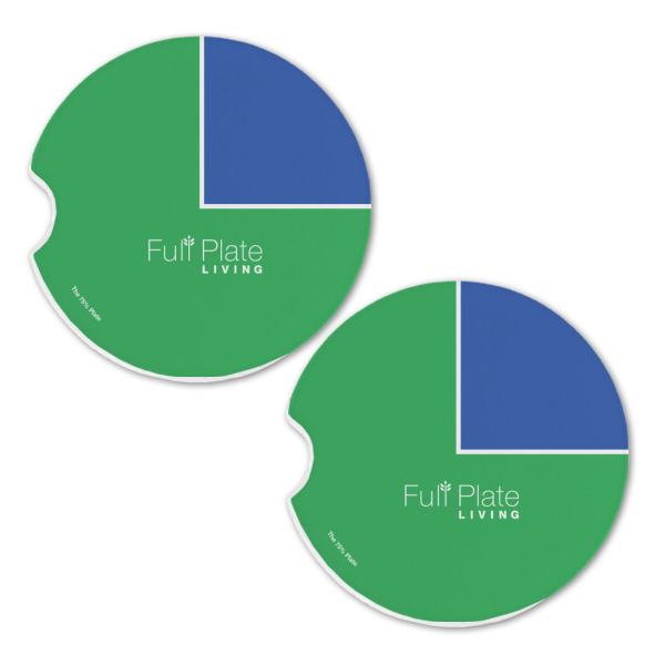 Custom Design - Sandstone Car Coasters - Set of 2