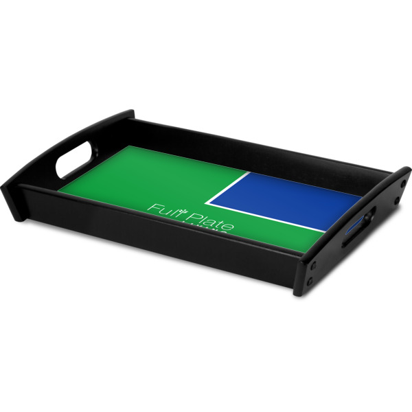 Custom Design - Serving Tray Black - Corner