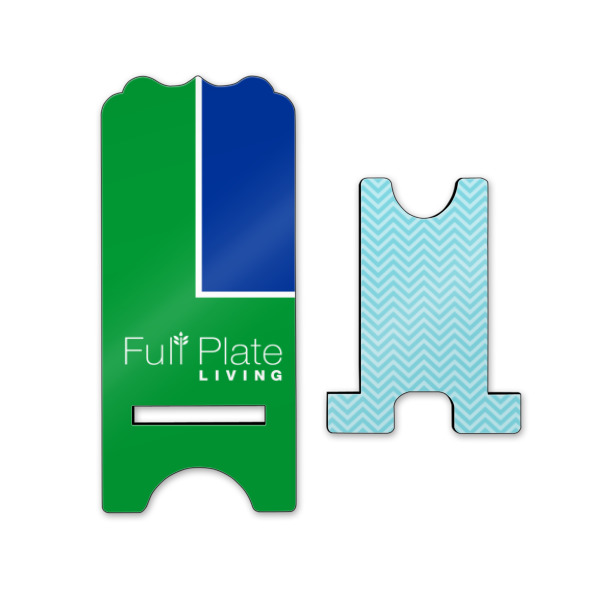 Custom Design - Stylized Phone Stand - Front & Back - Small