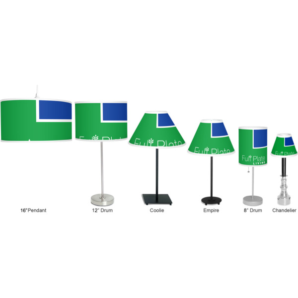 Custom Design - Lamp Full View Size Comparison