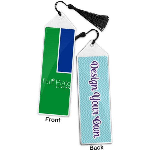 Custom Design - Bookmark w/ Tassel - Front and Back