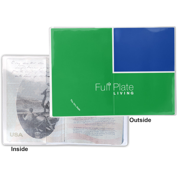 Custom Design - Vinyl Passport Holder - Flat Front and Back