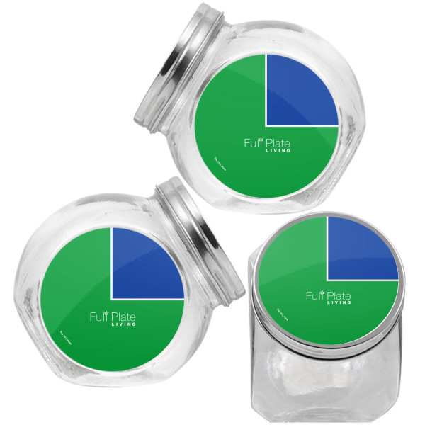 Custom Design - Puppy Treat Jar - Top Left Right