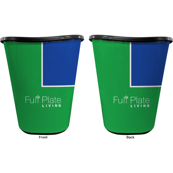 Custom Design - Waste Basket - Black - Double Sided - Approval