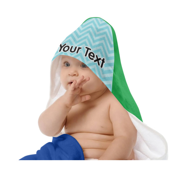 Custom Design - Baby Hooded Towel on Child