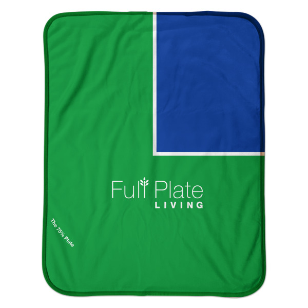 Custom Design - Baby Sherpa Blanket - Flat