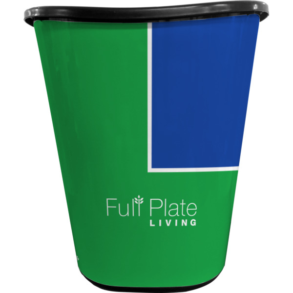 Custom Design - Waste Basket - Black - Front