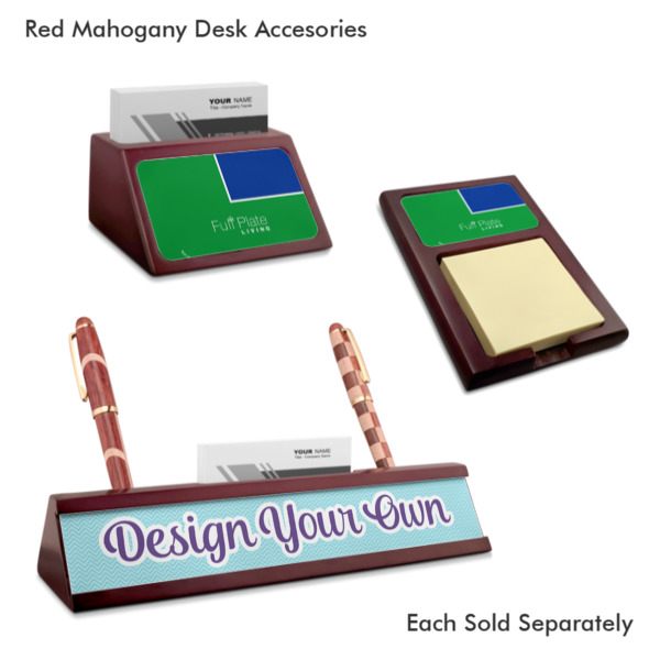 Custom Design - Mahogany Desk Accessories