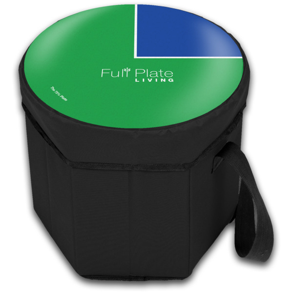 Custom Design - Collapsible Personalized Cooler & Seat (Closed)