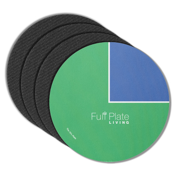 Custom Design - Round Coaster Rubber Back - Main