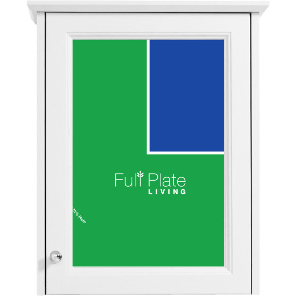 Custom Design - Single White Cabinet Decal