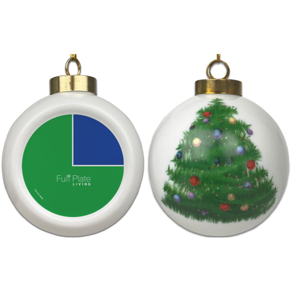 Custom Design - Ceramic Christmas Ornament - X-Mas Tree (APPROVAL)
