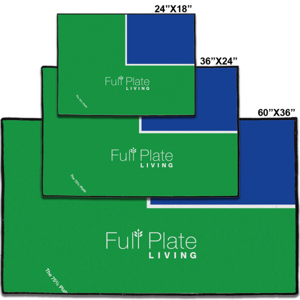 Custom Design - Door Mats - Size Comparison