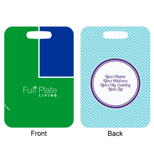 Custom Design - Metal Luggage Tag - Approval