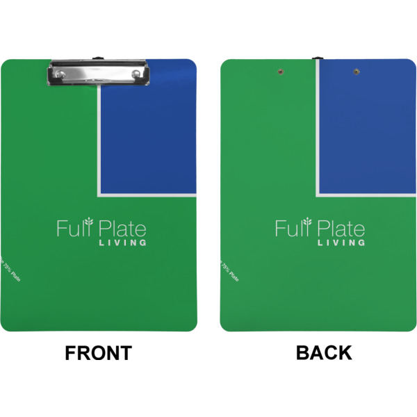 Custom Design - Clipboard (Letter) (Front + Back)