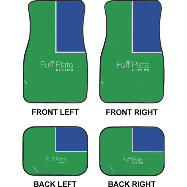 Custom Design - Car Floor Mats Set (2F + 2B)