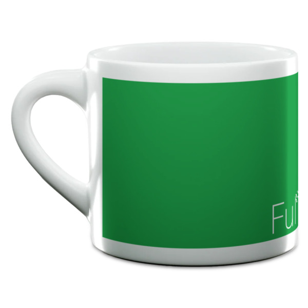 Custom Design - Double Shot Espresso Cup - Single Front